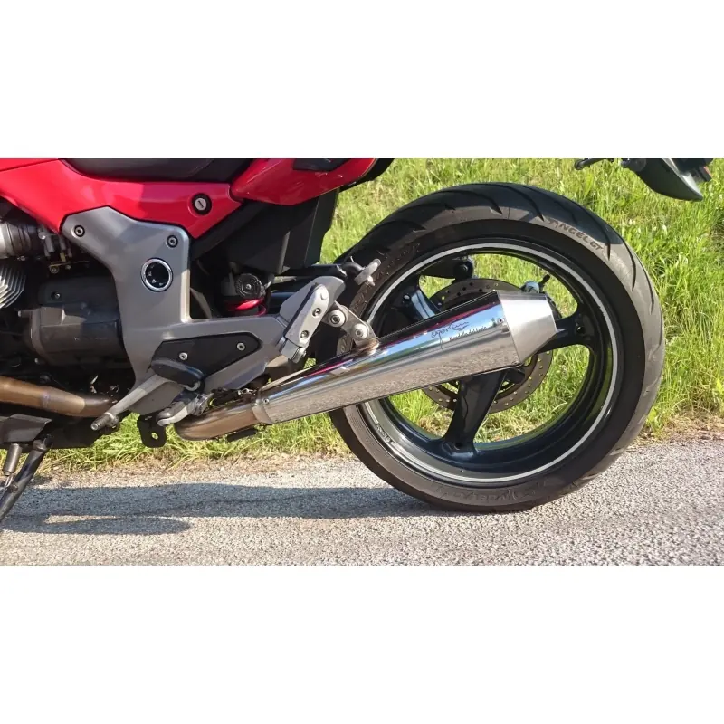 Agostini AMBR1120I Edelstahl für Moto Guzzi Breva